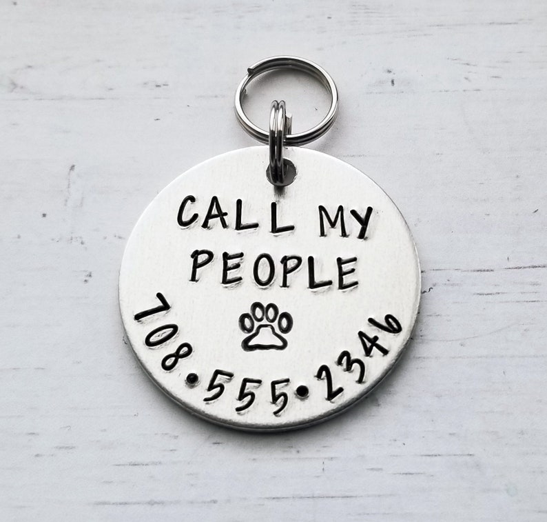 Pet ID Tag Dog Tag for Dogs Dog ID Tag Dog Name Tag Dog Etsy