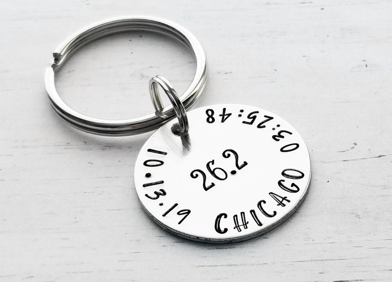 Marathon Keychain Runner Keychain Half Marathon Keychain Etsy