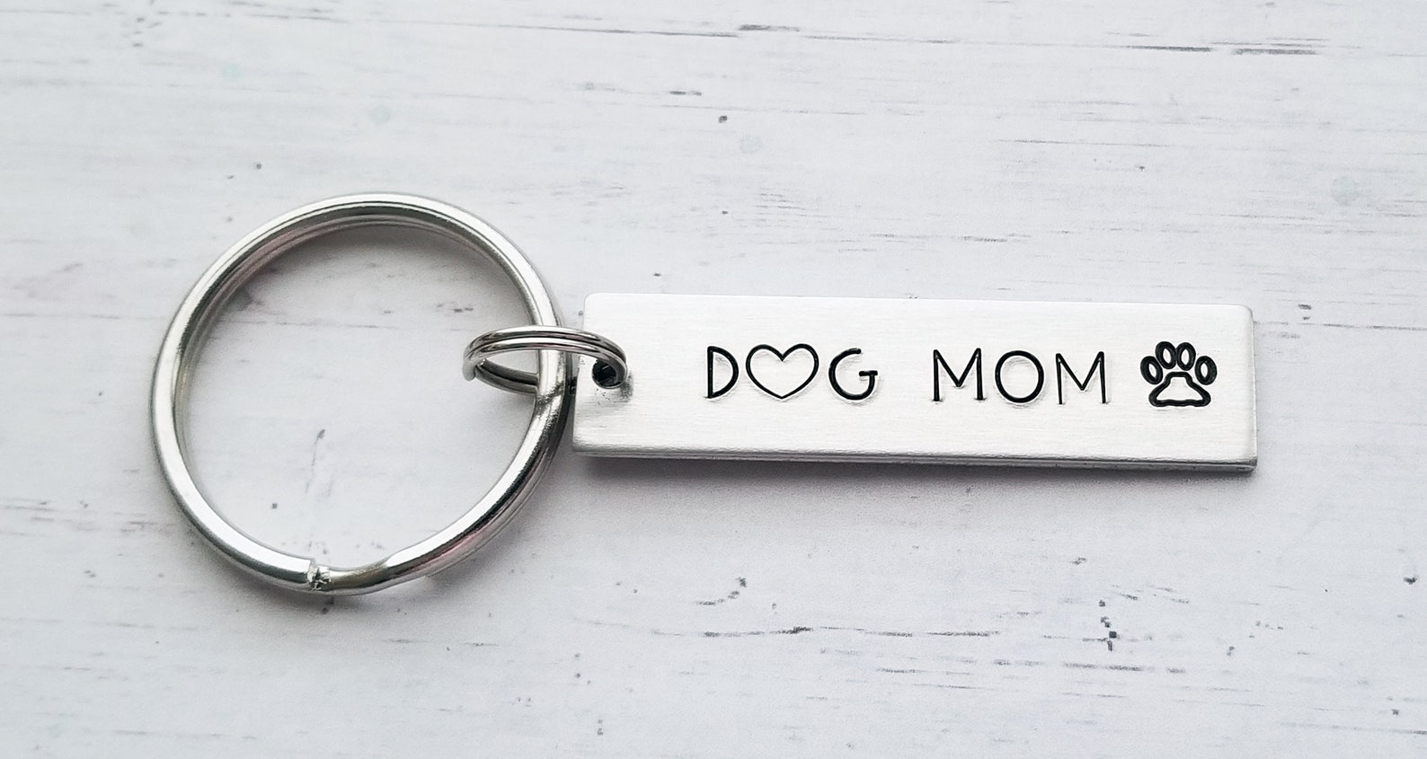 Dog Mom Keychain Dog Keychain Dog Mom Gift Puppy Mom Gift Etsy