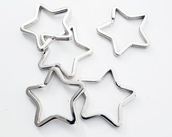 Silver Star Key Ring Add-on