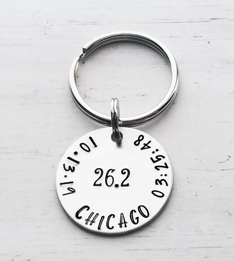 Marathon Keychain Runner Keychain Half Marathon Keychain Etsy