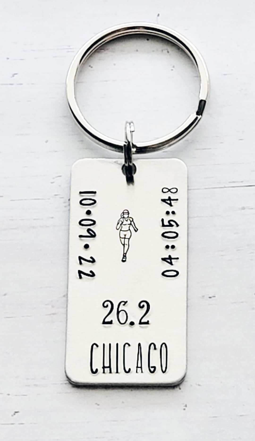 Marathon Keychain Runner Keychain Half Marathon Keychain Etsy