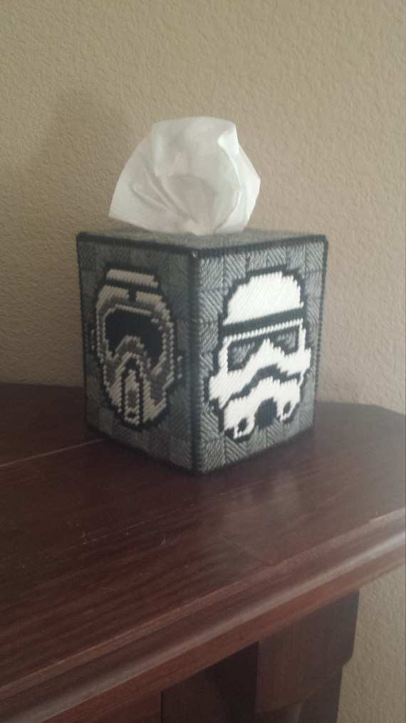 Handmade Finished Star Wars Storm Trooper Tissue Box Cover home decoration 