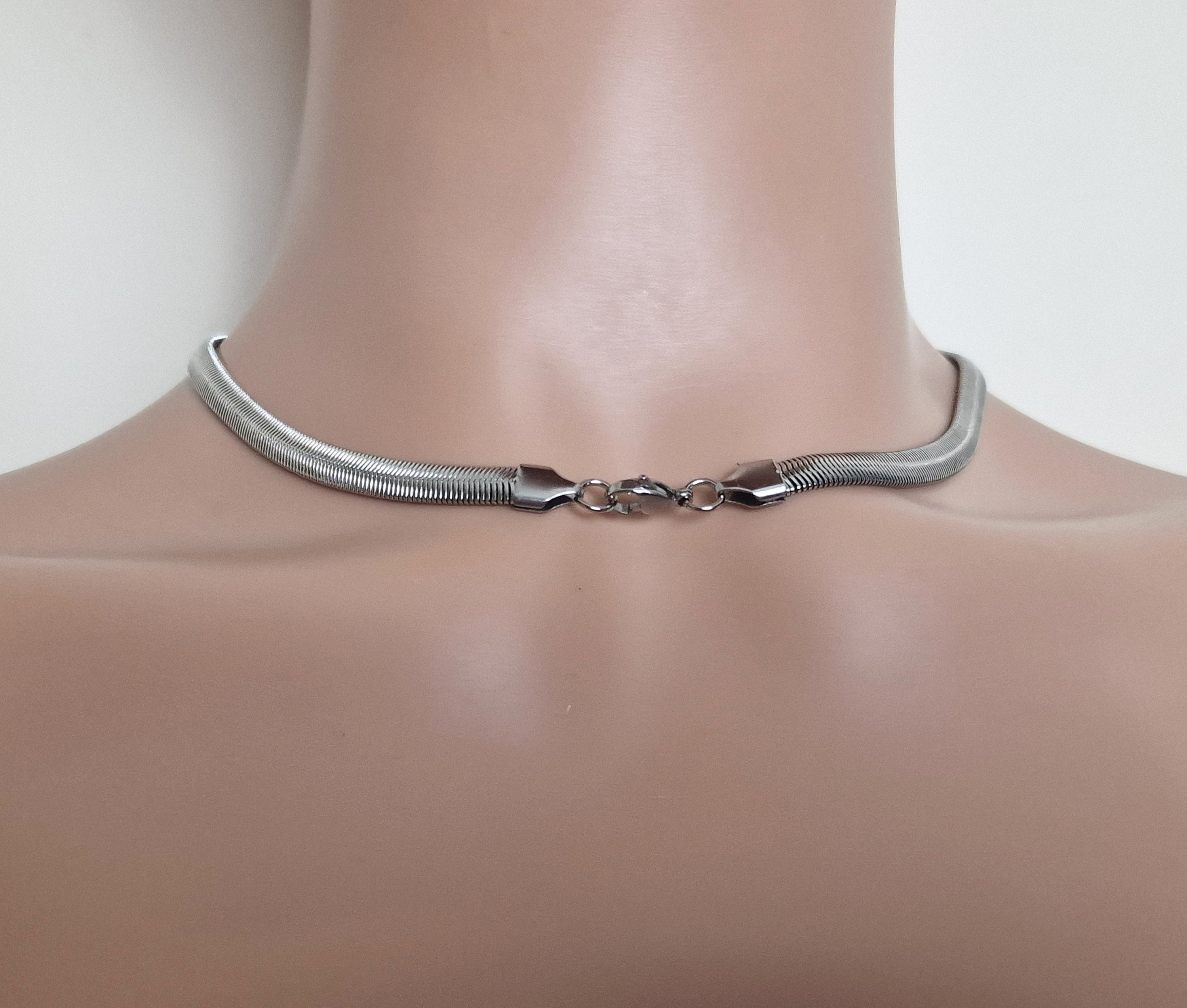 24/7 Snake Chain Collars for Subs, Simple O Ring Day Collars