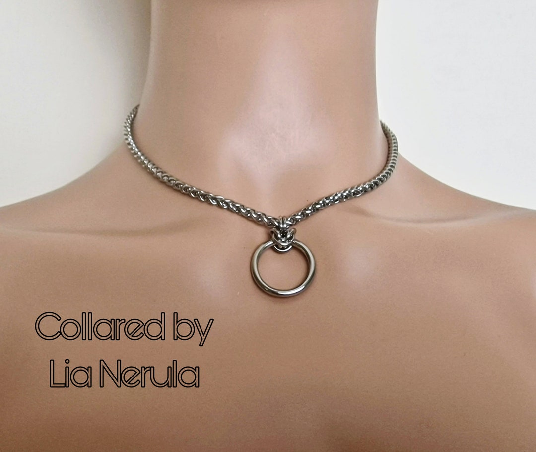 24/7 Day Collar for Sub With O Ring Pendant and Locking Option