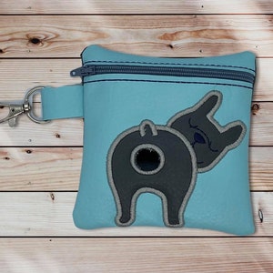 Frenchie Dog Poo Zipper Bag