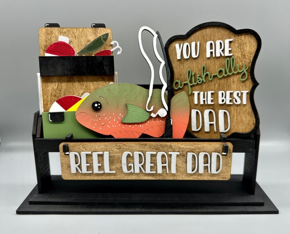 Reel Great Day-fishing Set-interchangeable-home Decor 