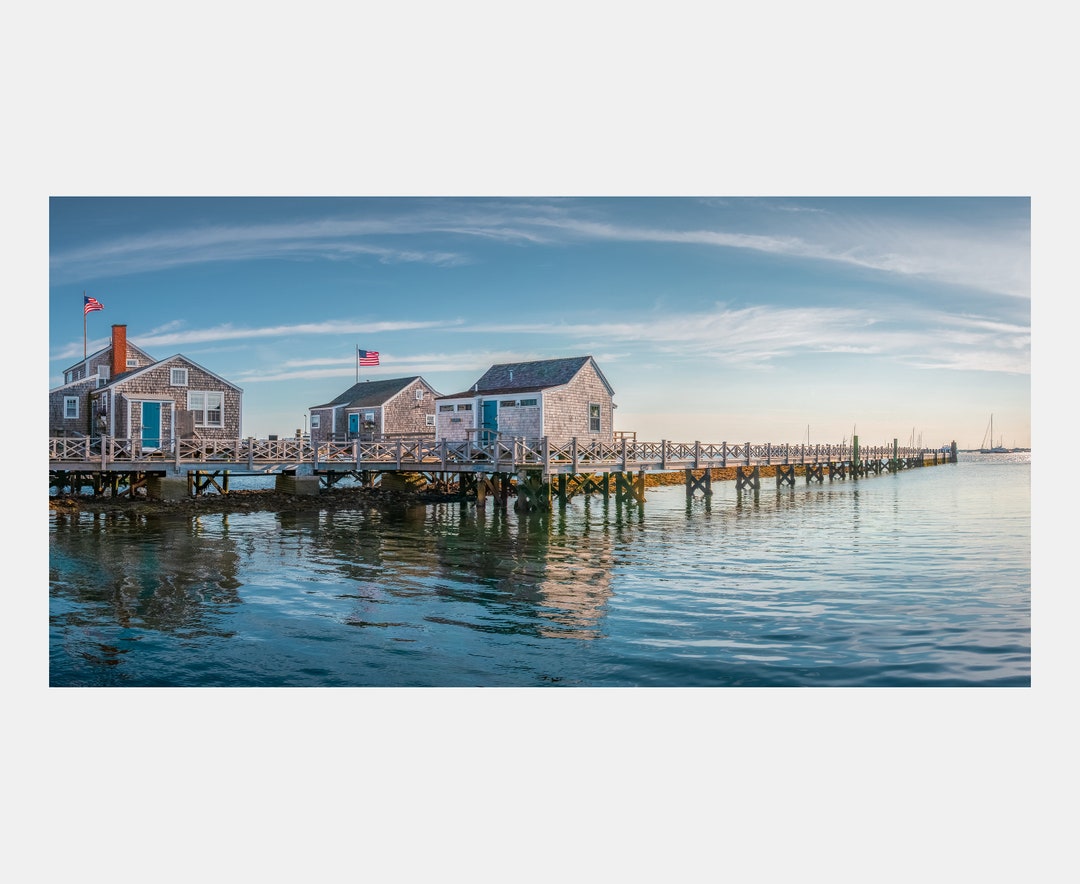 Nantucket Pier, Douglas Hornick Fine Art Prints on Canvas, Metal or