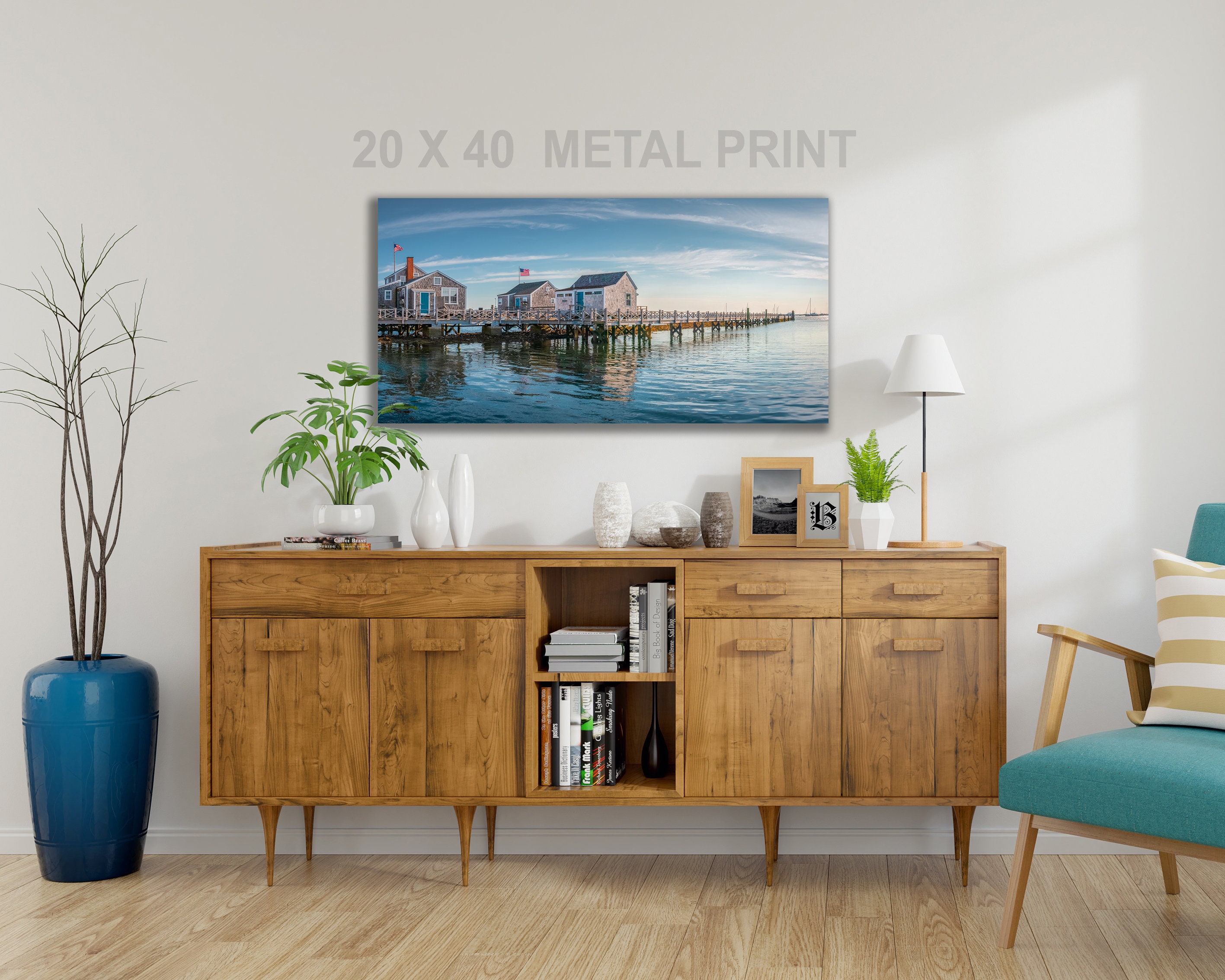 Nantucket Pier, Douglas Hornick Fine Art Prints on Canvas, Metal or