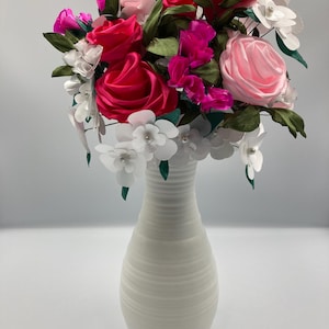 1 Artificial Satin Flower Bouquet made in the USA