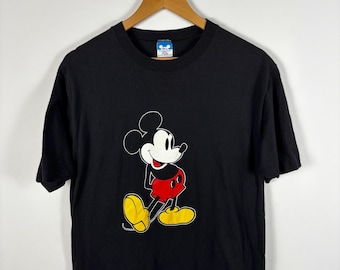 Vintage 90s Disney Mickey Mouse T-shirt, Single Stitch