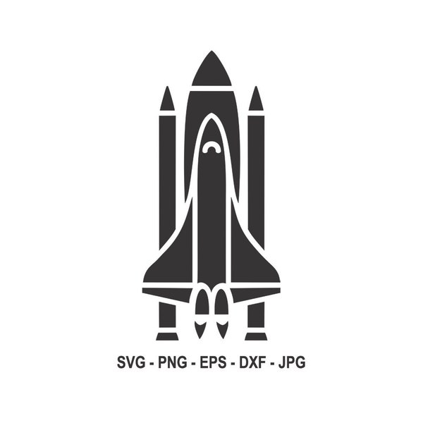 Space Shuttle svg,Instant Download,SVG, PNG, EPS, dxf, jpg digital download