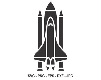 Space Shuttle svg,Instant Download,SVG, PNG, EPS, dxf, jpg digital download