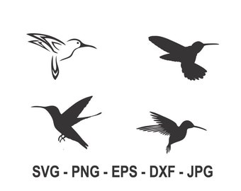 Hummingbird svg,Instant Download,SVG, PNG, EPS, dxf, jpg digital download