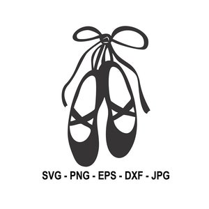Peut inclure: Une paire de chaussons de ballet noirs liés ensemble avec un ruban.