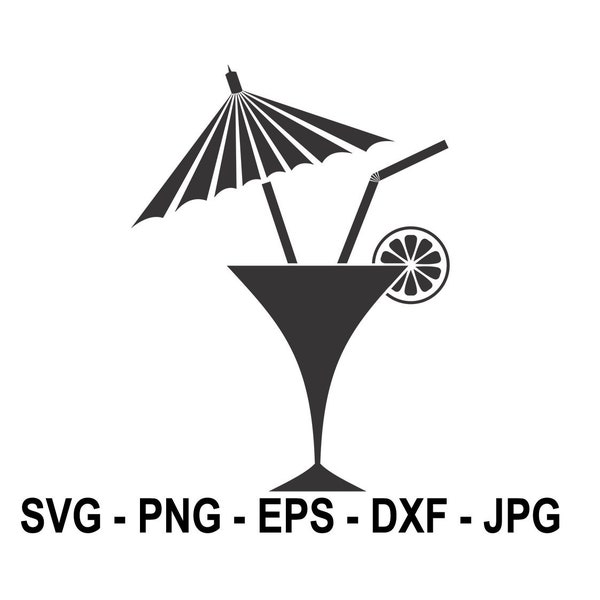 Cocktail svg,Cocktail Glass svg,Instant Download,SVG, PNG, EPS, dxf, jpg digital download