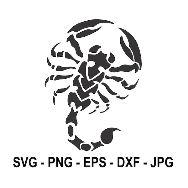 Scorpion svg,Instant Download,SVG, PNG, EPS, dxf, jpg digital download