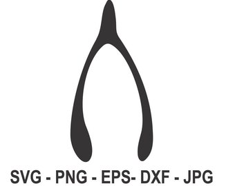 Wishbone svg,Thanksgiving svg,Instant,Silhouette,Instant Download,SVG, PNG, EPS, dxf, jpg digital download