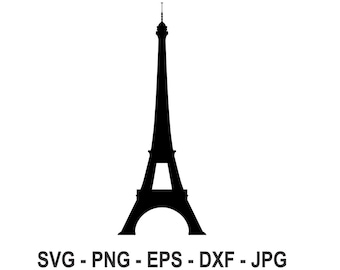 Eiffel Tower Svg - Etsy
