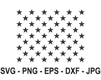 Download Fifty Stars Svg Etsy