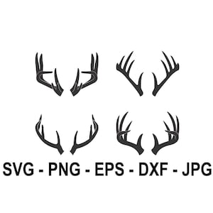 Deer Antlers svg,Deer Horns svg,Deer svg,Instant Download,SVG, PNG, EPS, dxf, jpg digital download