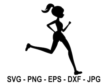 Download Runner Girl Svg Etsy