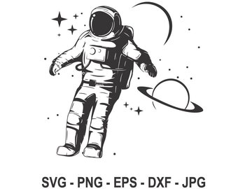 Astronaut,Cosmonaut,Space,Instant Download,SVG, PNG, EPS, dxf, jpg digital download