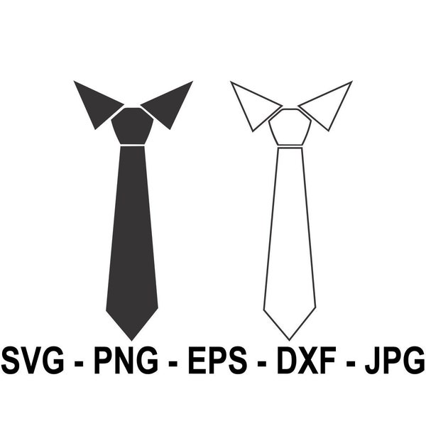 Tie svg,Tuxedo Tie svg,Neck Tie svg,Dark silhouette,Instant Download,SVG, PNG, EPS, dxf, jpg digital download