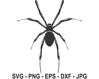 Czarna wdowa,Pająk,Natychmiastowe pobieranie,SVG, PNG, EPS, dxf, jpg cyfrowe pobieranie