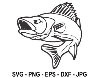 Download Walleye Svg Etsy