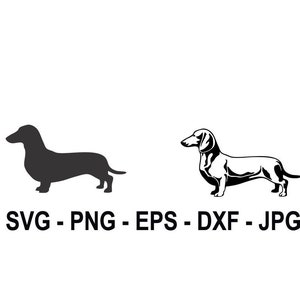 Dachshund svg,Dachshund Silhouette,Dog svg,Instant Download,SVG, PNG, EPS, dxf, jpg digital download