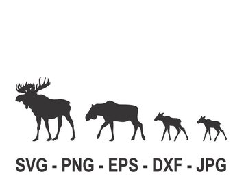 Moose Svg, Moose Png, Moose Svg File Cricut, Free Commercial Use Moose ...