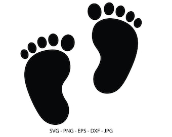 Download Baby Feet Svg Etsy