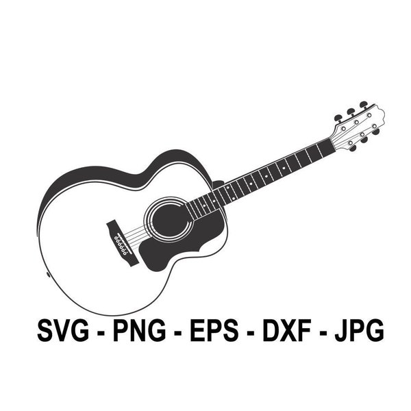 Guitar svg,Acoustic Guitar svg,Guitarist Tublers for Cricut,Instant Download,SVG, PNG, EPS, dxf, jpg digital download