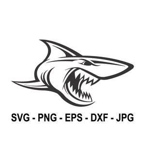 Shark svg,Instant Download,SVG, PNG, EPS, dxf, jpg digital download