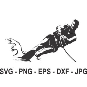 Water Ski svg,Water Slalom Ski svg,watreski svg,Instant Download,SVG, PNG, EPS, dxf, jpg digital download