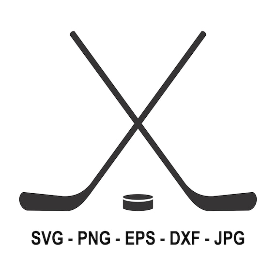 Hockey Stick Heart SVG Love Hockey SVG Instant Download 