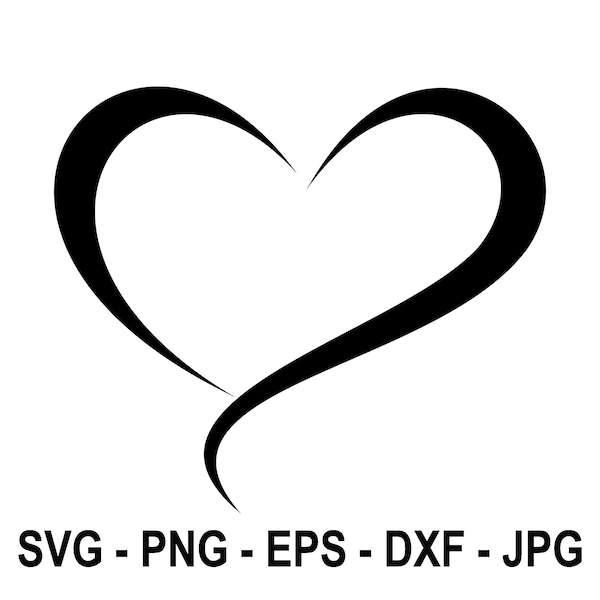 Open heart,Open heart digital,Instant Download,SVG, PNG, EPS, dxf, jpg digital download