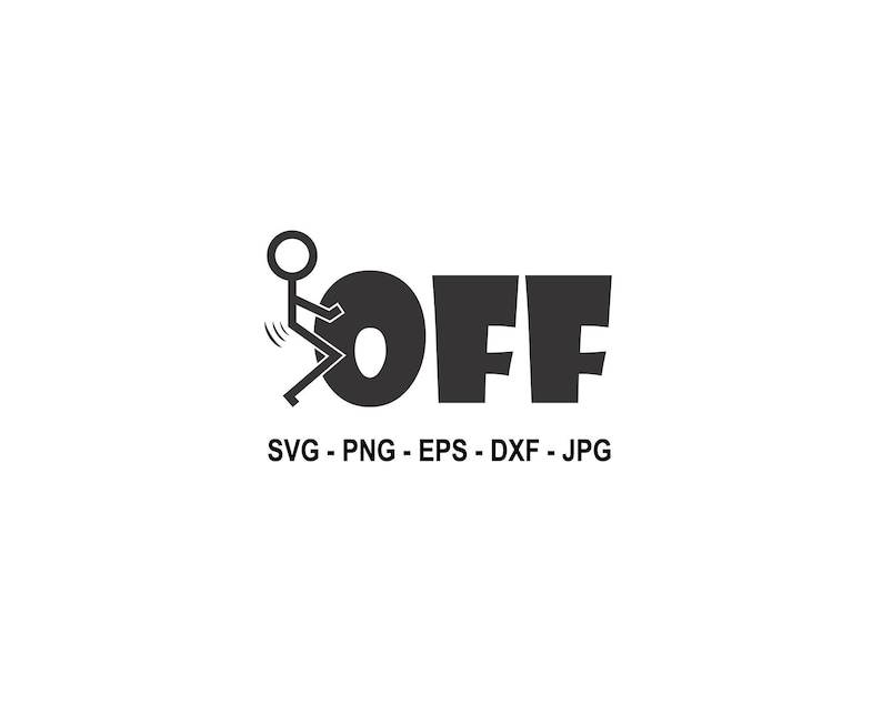 F Off,f Symbol,instant Download,svg, PNG, EPS, Dxf, Jpg Digital ...