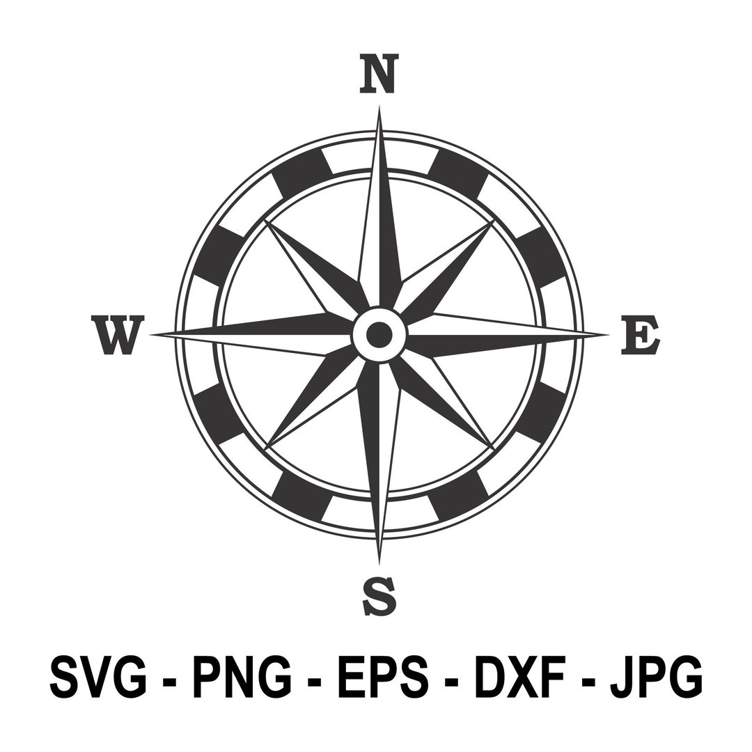 Compas Seaman Compass,nautical,sailor,seaman,mariner,instant Download,svg, PNG, EPS ...