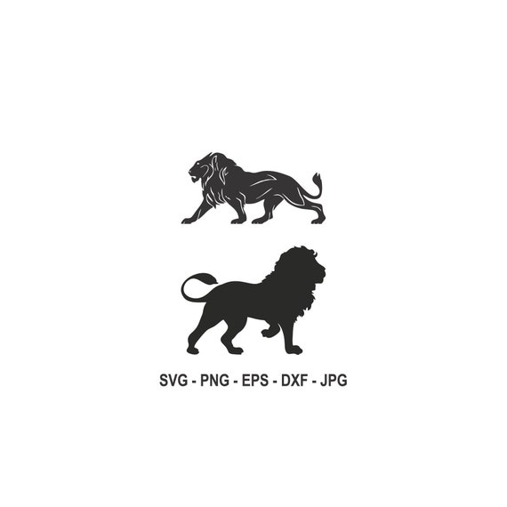 Lion svg,Lion silhouette,Instant Download,SVG, PNG, EPS, dxf, jpg digital download