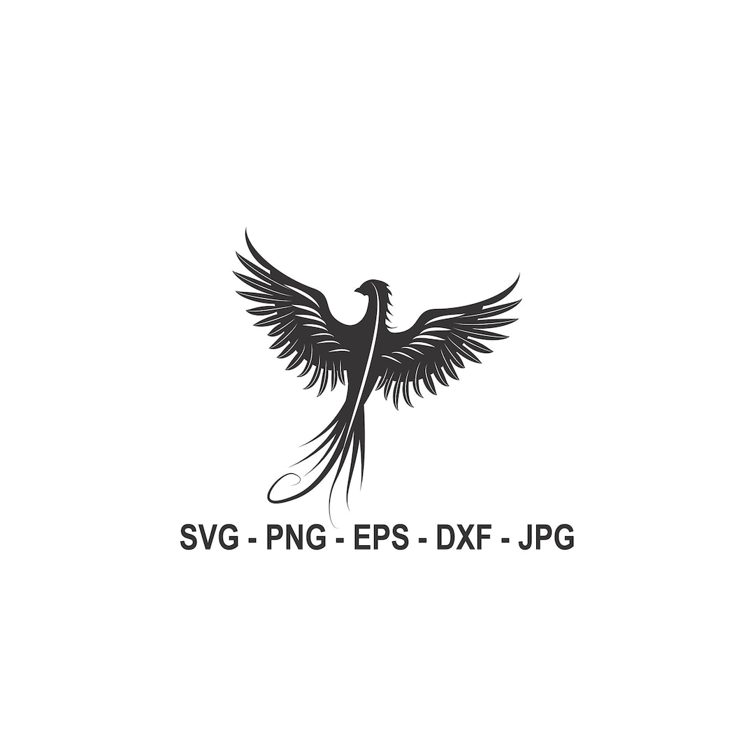 Phoenix Svg,phoenix Bird Svg,cut File Circut,silhouette Cameo,instant ...