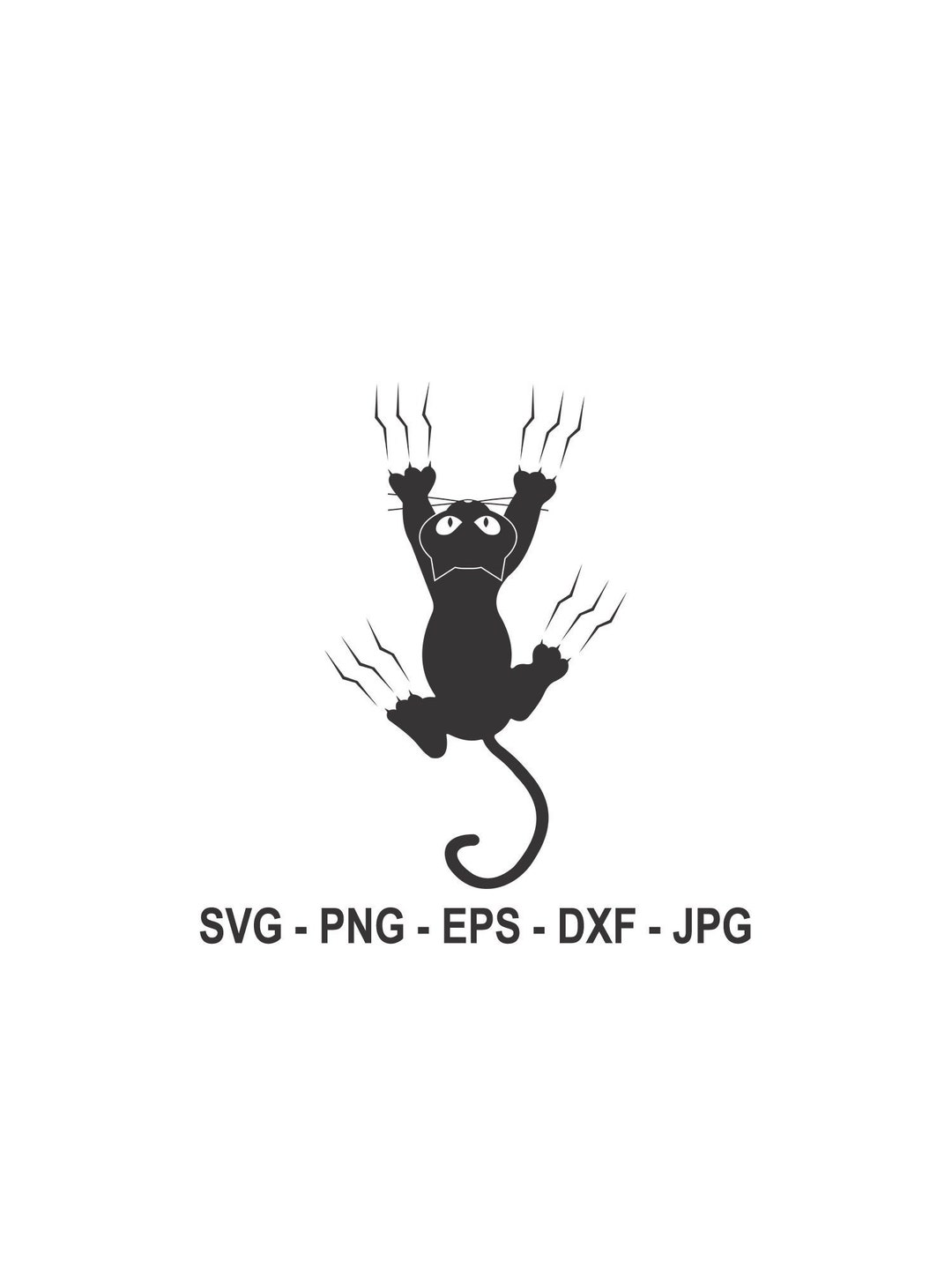 Cat Claw Funny Car Decal Gasoline Race Car Gas Full Gas Empty Decal Svg ...