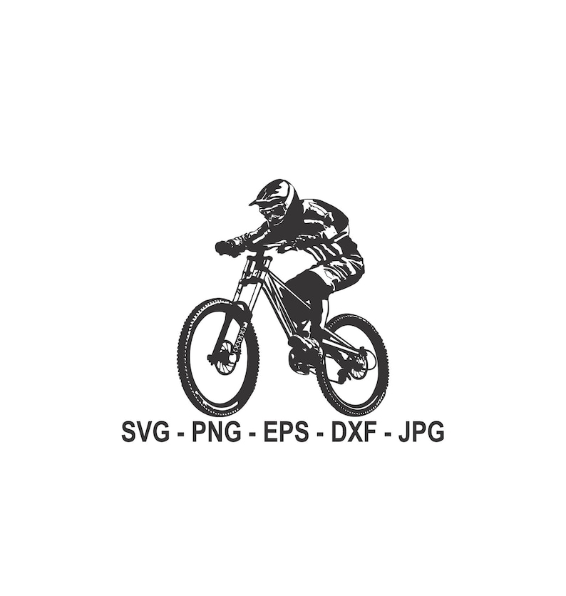Free Free 141 Downhill Mountain Bike Svg SVG PNG EPS DXF File