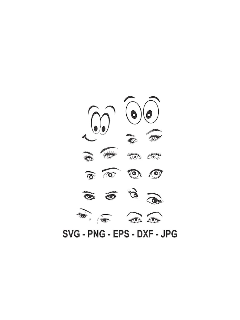 Download Eps Jpg Eye Bundle Svg Eyelashes Svg Cut File Eyebrows Svg Lashes Svg Lash Extensions Svg Instant Download Svg Png Dxf Art Collectibles Prints Deshpandefoundationindia Org