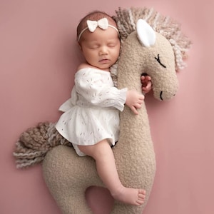Almohada de alpaca para posar para fotografía de recién nacidos, decoración para habitación de niños, juguete de peluche para fiesta de cumpleaños, almohada de alpaca como regalo