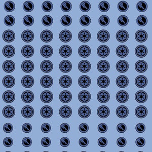Decals for Star Wars Legion - Inferno Squad - Blue on Black