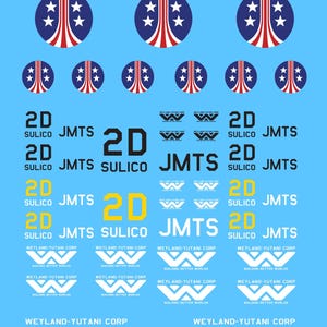 Decals for Sulaco Colonial Marine 28mm vehicles