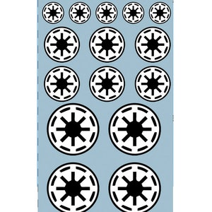 Large decals for Star Wars Legion Republic Tanks