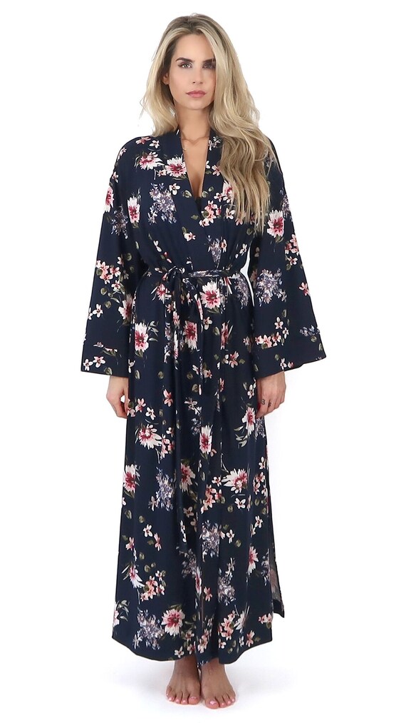 robe kimono fleuri